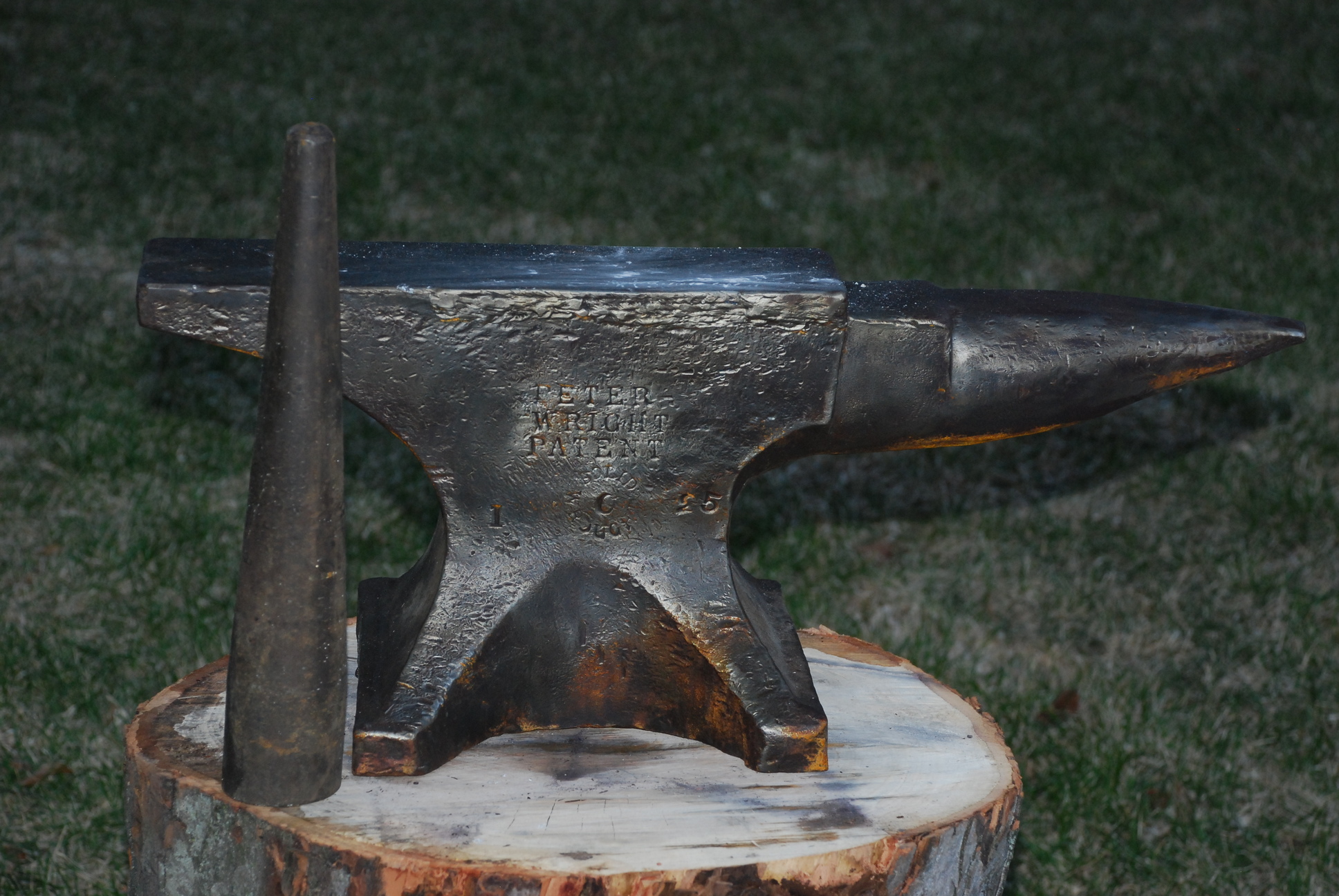 140 lb peter wright anvil